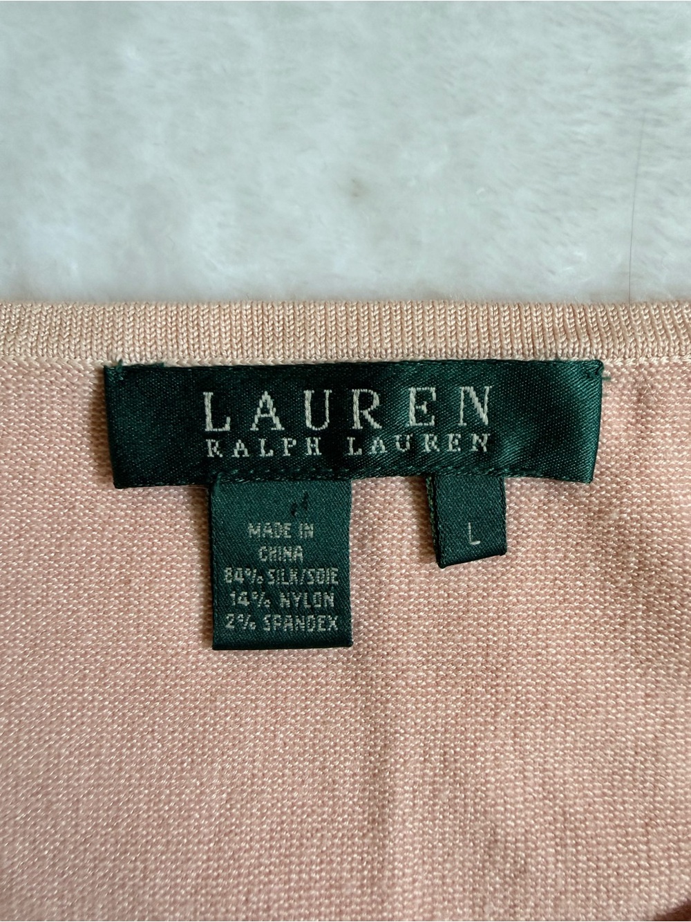 Ralph Lauren Pale Pink Scoop Neck Tank - Picture 2 of 4